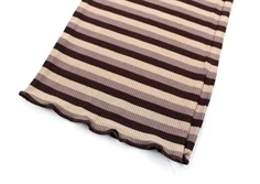 Sofie Schnoor Girls bukser warm brown striber